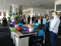 Anniversary speech in the office