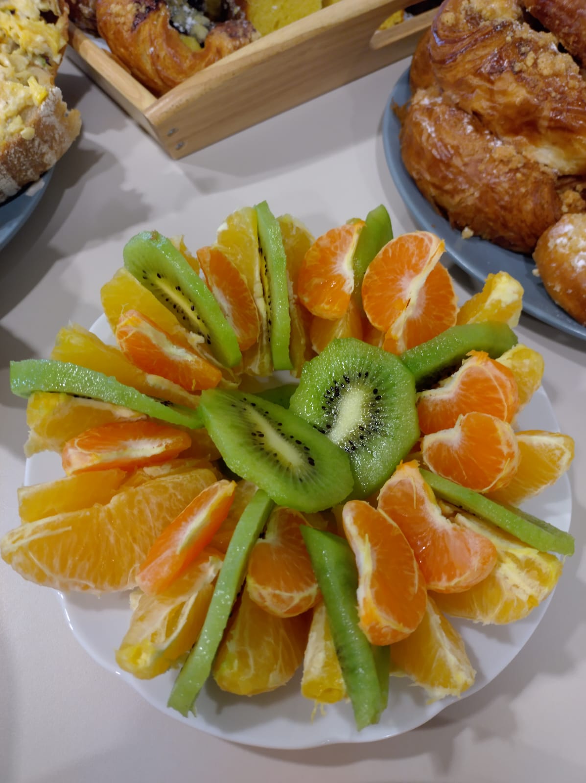 Fruits plate made by our frontend developers